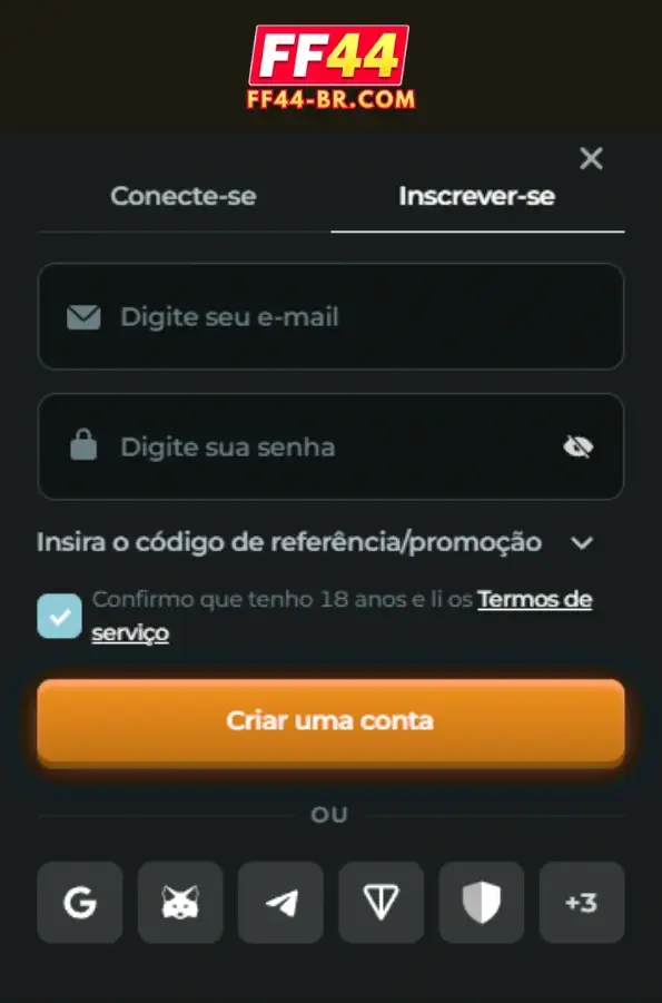 Como Fazer o seu FF44 Registro